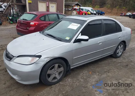 2004 Honda Civic Ex z USA, uszkodzony, nr VIN 2HGES25794H556103